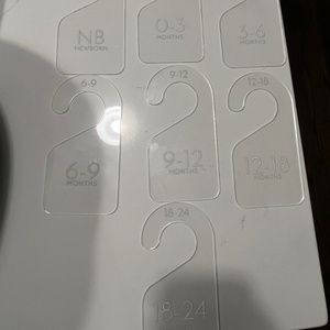 Acrylic Month Closet Organizers